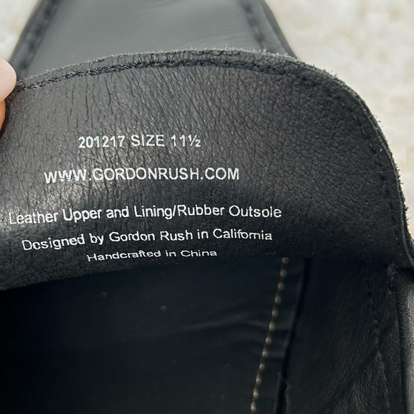 Gordon Rush Classic slip on Loafer Black Size 11.5 - Picture 7 of 7